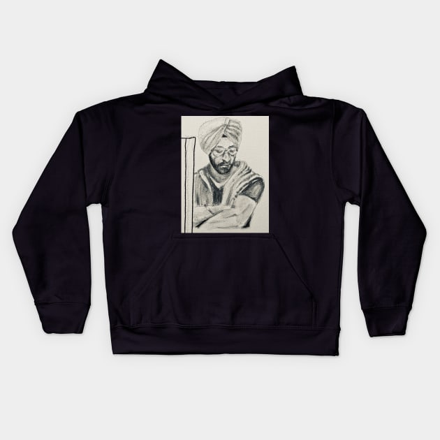 Diljit Dosanjh 2 Kids Hoodie by sukhpalgrewal